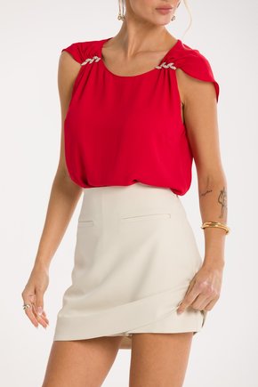 01 shorts saia rebeca bege claro