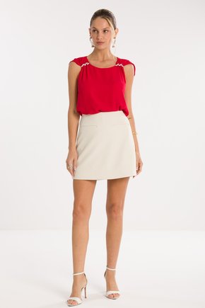 04 shorts saia rebeca bege claro