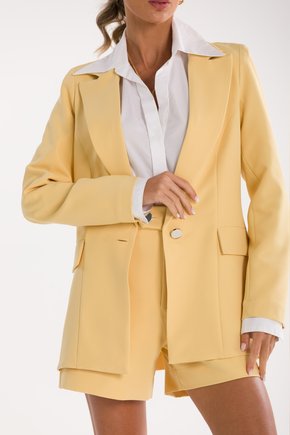 03 blazer alongado rebeca amarelo