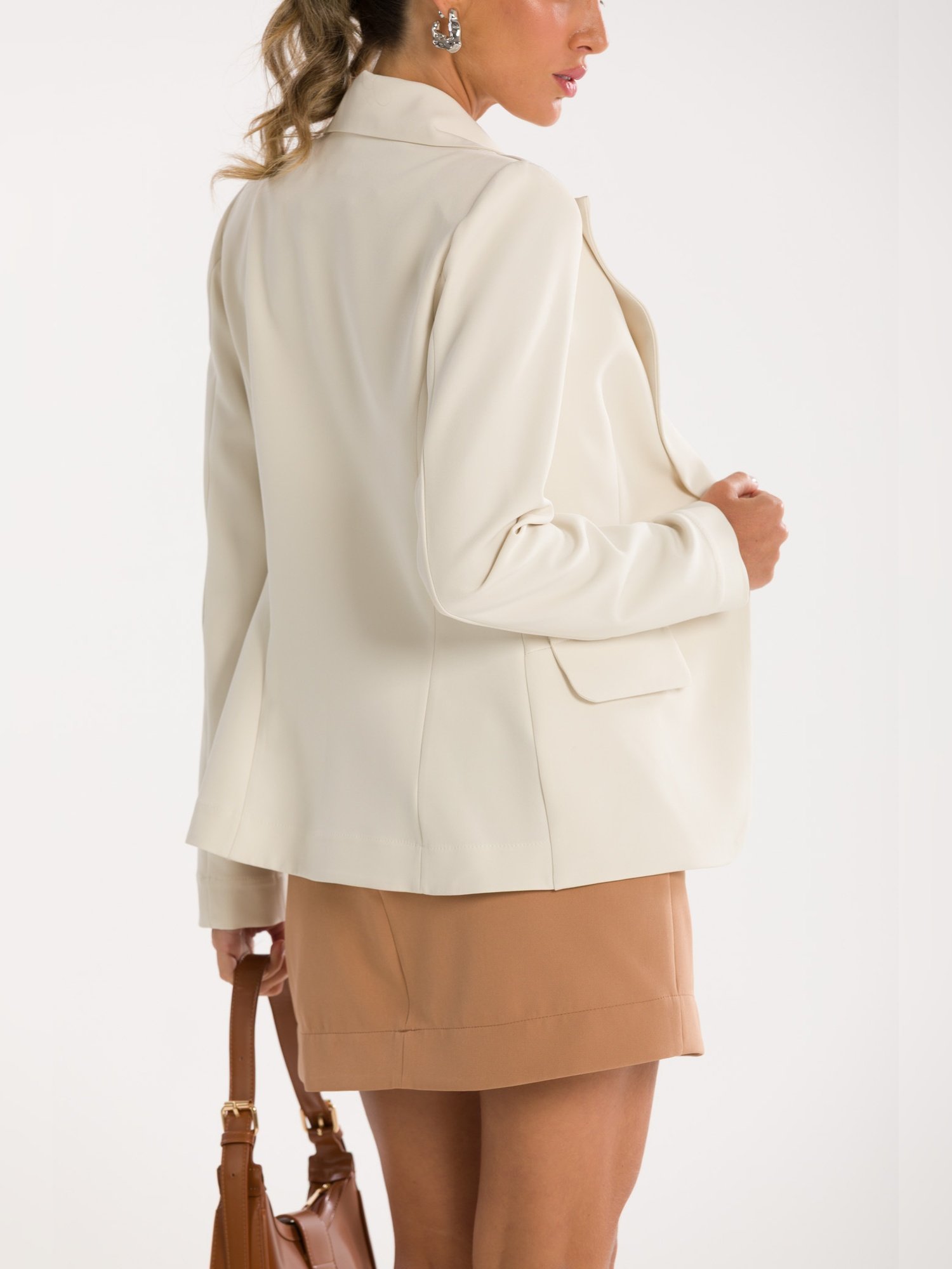 01 blazer tradicional rebeca bege claro